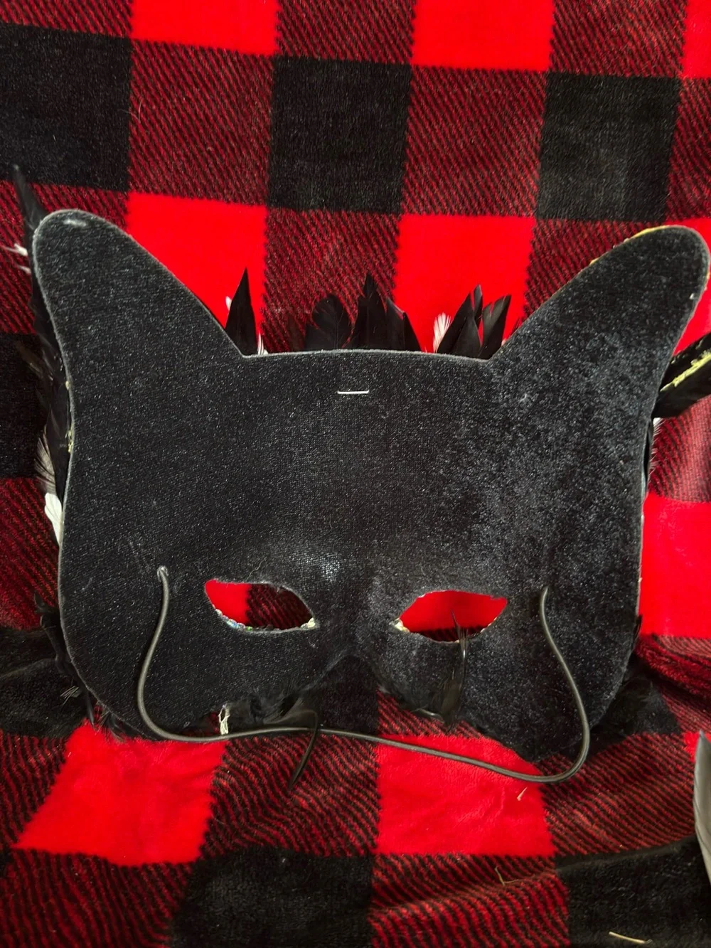 Men's Feline Masquerade Mask